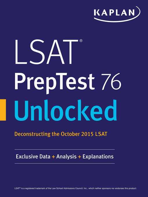 Title details for LSAT PrepTest 76 Unlocked by Kaplan Test Prep - Available